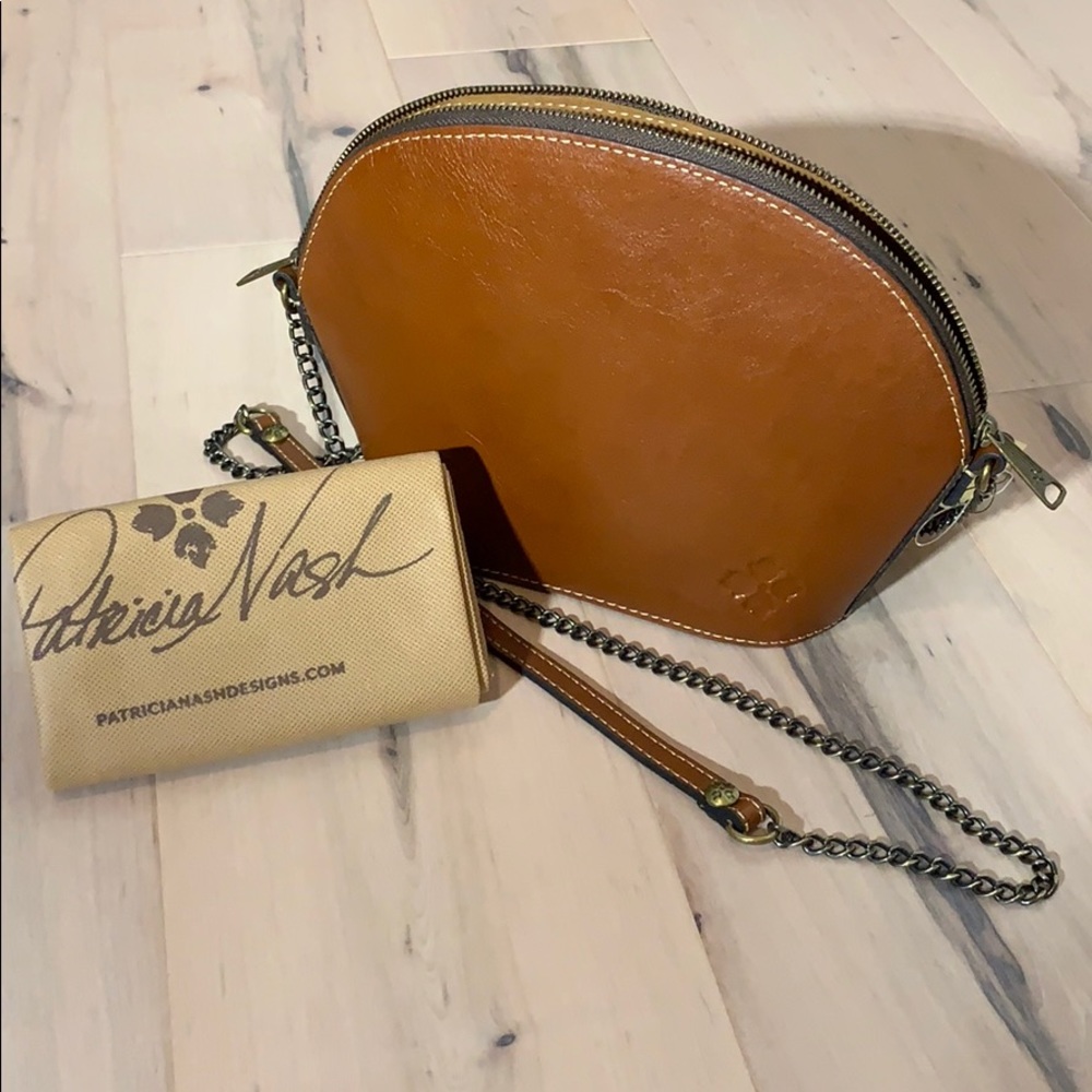 Patricia Nash Lavoria Brown Cross body bag NWT - Picture 1 of 8